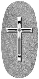 DASOV 510 SL SH SL Silver Single Cross Shimmer Silver Background